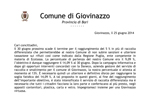 Lettera del Sindaco in tema di Ecotassa